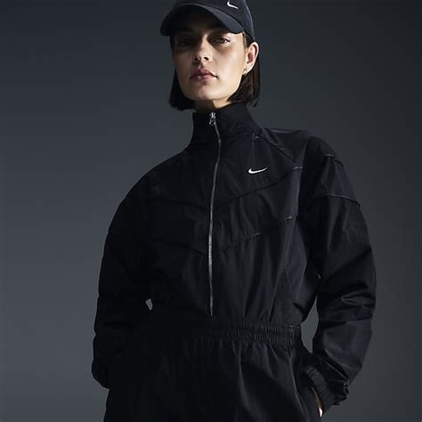 schwarze windjacke damen nike|Damen Schwarz Jacken & Westen .